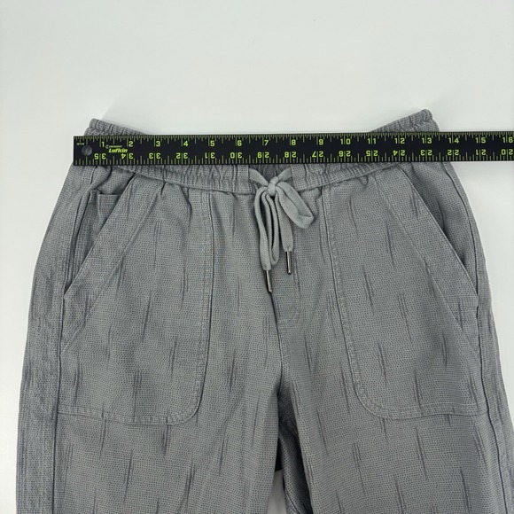 Athleta Farallon Printed Jogger Pants‎ Womens Size 6 Gray Pockets - Picture 9 of 11